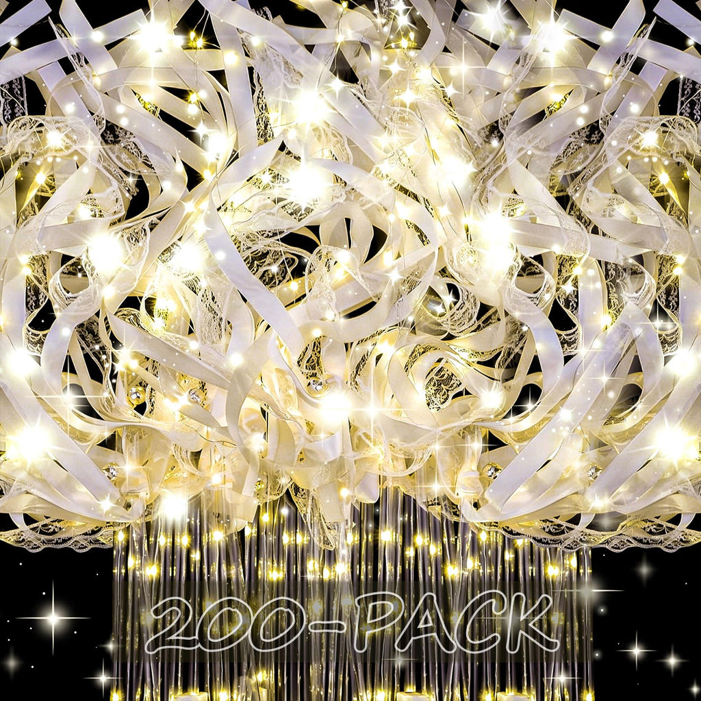 200PCS Light Up Wands, LED Wedding Wands，Sparklers Wedding Send Off