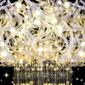 200PCS Light Up Wands, LED Wedding Wands，Sparklers Wedding Send Off