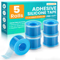 5 Rolls Soft Silicone Tape, 1" x 5 Yards