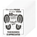 60 Pcs Paper Floor Mats for Cars, 16"x20" Disposable Car Floor Mats | Temporary Vehicles Protector, with Kraft Paper + PE Waterproof LayerPaper, Paper Mats for Car Details