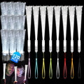 120 Pack White Fiber Optic Wand, Glow in The Dark Party Supplies for Kids Glow Sticks Bulk Party Pack, Light Up Wand for July 4th, Wedding, Halloween, Birthday, New Year, Boys and Girls Visit the AstrivixDD Store